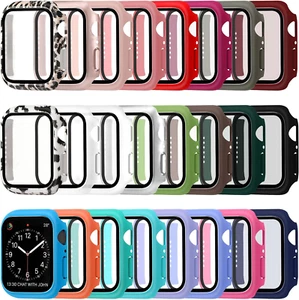 24 Pcs Smart Watch Screen Protector Watch Bumper Case Hard Pc Case with Tempered - Picture 1 of 12