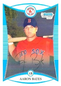 2008 Bowman Chrome Prospects #BCP100 Aaron Bates RC Boston Red Sox