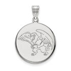 Sterling Silver Missouri Western State Large Disc Pendant