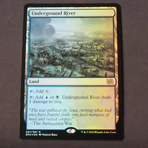 Underground River FOIL MTG The Brothers' War Rare 267 NM - Bild 1 von 6
