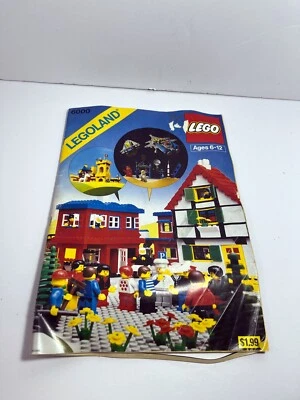 LEGO Vintage Lego Legoland catalog 6000. half stickers unapplied 80s - Image 1 of 4