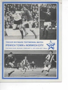 Ipswich Town v Norwich City 1979 Trevor Whymark Testimonial - Picture 1 of 1