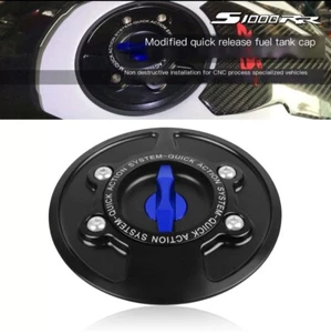 Quick Release Tank Cover Caps Fuel Gas Case of BMW S1000RR R HP4 M1000RR 2025 - Picture 1 of 2