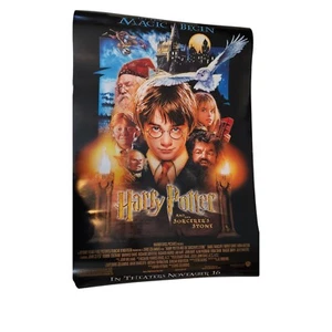 Póster de película teatral Harry Potter y la piedra filosofal doble cara 27"x 41" - Imagen 1 de 12