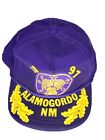 Vintage Alamogordo New Mexico Purple Hat Scrambled Eggs Cap Snapback Cap c44