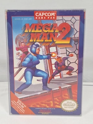 Mega Man 2 (Nintendo NES, 1989) Полная Коробка в коробке, Картридж и Руководство Аутентичные  - Изображение 1 из 4