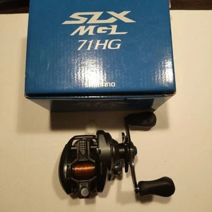 Shimano 19 SLX MGL 71HG Left Handed Baitcasting Reel with Box From JP "Top Mint" - Picture 1 of 12