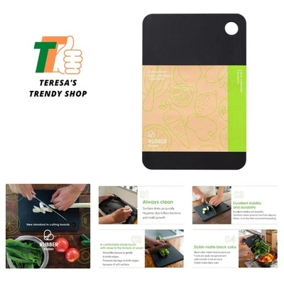 Tabla de cortar de goma RUBBER, negra, L, goma sintética, grande, presente, hecha... Foto 1 de 4