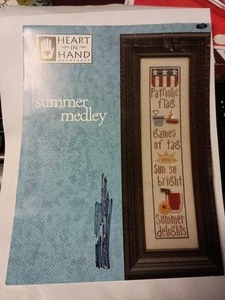 Heart in Hands Summer Medley Cross-stitch Pattern S1 - Picture 1 of 1