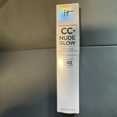IT Cosmetics CC+ Nude Glow Lightweight Foundation SPF40, FAIR LIGHT Exp 7/26 - Image 1 of 2