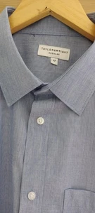 Taylor & Wright Long sleeved sky Blue Formal Shirt Size 17 Regular. New - Picture 1 of 8