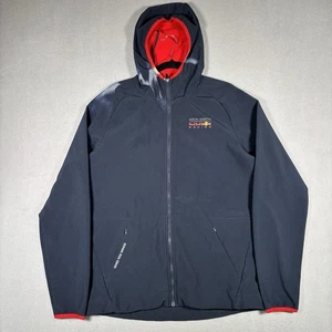 FORMULA 1-RED BULL/ASTON MARTIN Formula 1 Racing Jacket Large Navy Blue Hooded - Picture 1 of 14