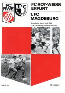 1.6.85 Rot Weiss Erfurt-1.FC Magdeburg - Bild 1 von 1