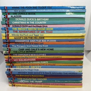 Walt Disney's Wonderful World Of Reading Lot Of 30 Hardcover Books Vintage - Imagen 1 de 22