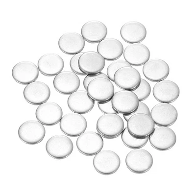 200Pcs Stainless Steel Disc, 3/8" Dia 0.05"(1.2mm) Thick Round Circle Plate Foto 1 de 4