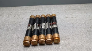 (LOT OF 5) Bussmann FRS-R-15 Fusetron Time Delay Fuse 15A 600V - Picture 1 of 2
