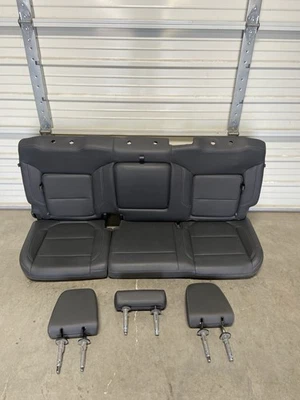 2019-2025 SIERRA DENALI Chevrolet SILVERADO REAR Black Leather Seats seat - Image 1 of 4