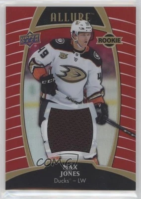 2019-20 Upper Deck Allure Rookies Red Rainbow Jerseys Max Jones #72 Rookie RC - Image 1 of 2