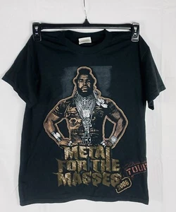Metal For The Masses 2008 Tour Shirt Mr. T As Blood Runs Black Youth Large L! - Picture 1 of 3