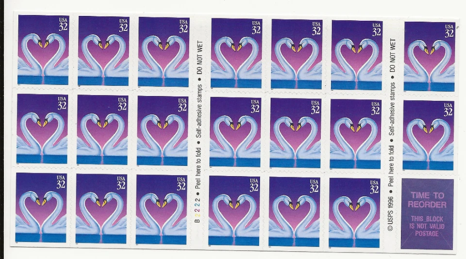 Scott #3123a Booklet Pane Fine/Very Fine MNH Cat. Value $13.00           #fol N - Image 1 of 1