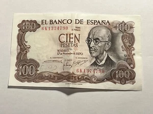 Geldschein Spanien 100 Peseten 1970 (212-14/A1 - Picture 1 of 2