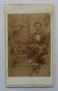 Photo ancienne (format CDV) - (Homme assis) XIXème - Foto 1 di 3