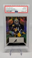 GEORGE PICKENS PSA 10 2022 PANINI SELECT ROOKIE SIGNATURES PRIZM AUTO RC /199