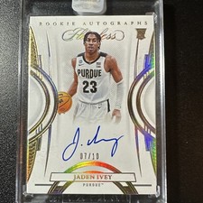2022 Panini Flawless Collegiate Jaden Ivey Encased Auto 7/10