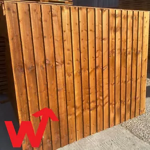 More details for pressure treated feather edge fence panels | 6x6, 6x5 | heavy duty closeboard