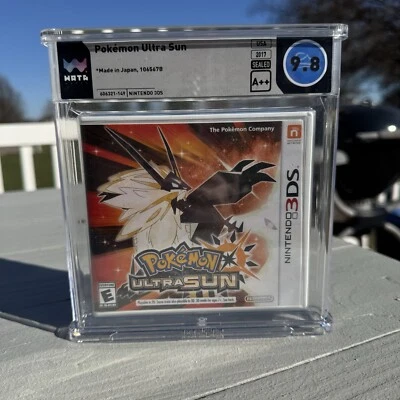 Pokemon Ultra Sun Nintendo 3DS Sealed New WATA 9.8 A++ Graded Rare - Image 1 of 4