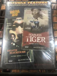 Double Feature Martial Arts Death Machines And Fearless Tiger Dvd - Picture 1 of 4