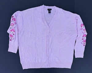 Hot Topic Sweet Society rosa Pilz Strickjacke Übergröße 2 - Bild 1 von 13