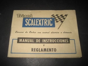 TRI-ANG SCALEXTRIC INSTRUCTION AND REGULATION MANUAL. CAR RACING - Picture 1 of 10
