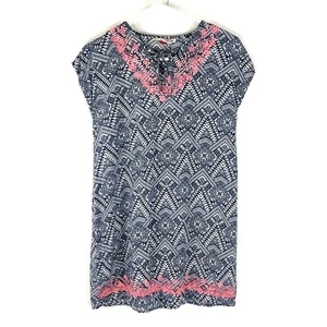 Vestido Rojo Camel Niñas L Bordado Campesino Cambio Azul Rosa Corbata Cuello - Imagen 1 de 8