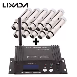 2,4 GHz LCD Display DMX512 Wireless Controller Bühnenlicht Sender Empfänger - Bild 1 von 17