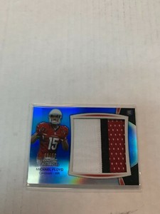 Michael Floyd 2012 Sterling Rookie Patch Blue Ref Card #BSJRP-MF Serial #06/60