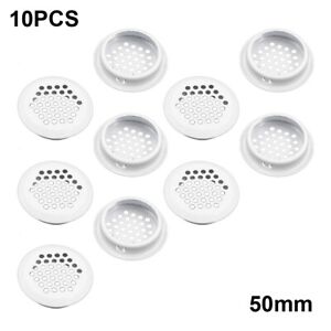 Set of 10 Stainless Steel Air Vents for Improved Air Circulation in Cabinets