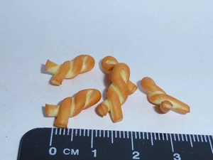Maßstab 1:12 5 lose Brotdrehungen Puppenstube Bäckerei Lebensmittel Zubehör  - Bild 1 von 1