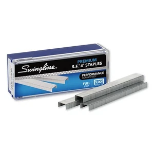 S.F. 4 Staples Swingline, 0.25" Leg, 0.5" Crown Steel 210/full Strip, 5,000/Box - Picture 1 of 5