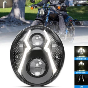 LED Headlight DRL Angle Eyes Projector For Breakout 107 114 FXBR FXBRS 2018+ - Picture 1 of 6