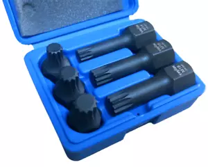 TRAX 6Pc Spline Impact Cr.Mo Socket Set – 1/2"Dr, Industrial Grade - ARX-SP612 - Picture 1 of 4