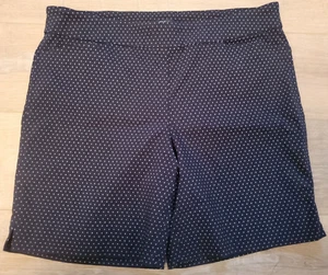 Hilary Radley Bermuda Flat Front Golf School Work Shorts XXL Rayon Nylon 39" 40" - Picture 1 of 5