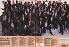 1985 2 pg annonce imprimée de Ludwig batterie 75e anniversaire fête avec des batteurs célèbres