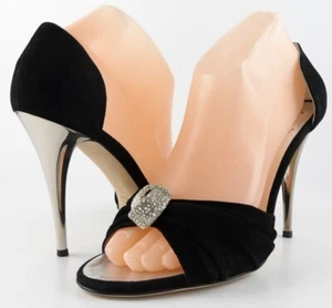 1195 $ Giuseppe Zanotti Design Camoscio Wildleder-Abendpumps mit Schmucksteinen 8 EUR 38 - Bild 1 von 4