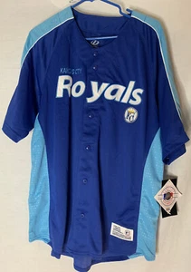 Kansas City Royals Baseball MLB Dynasty Edition Jersey Mens XL Crown Logo - Picture 1 of 8