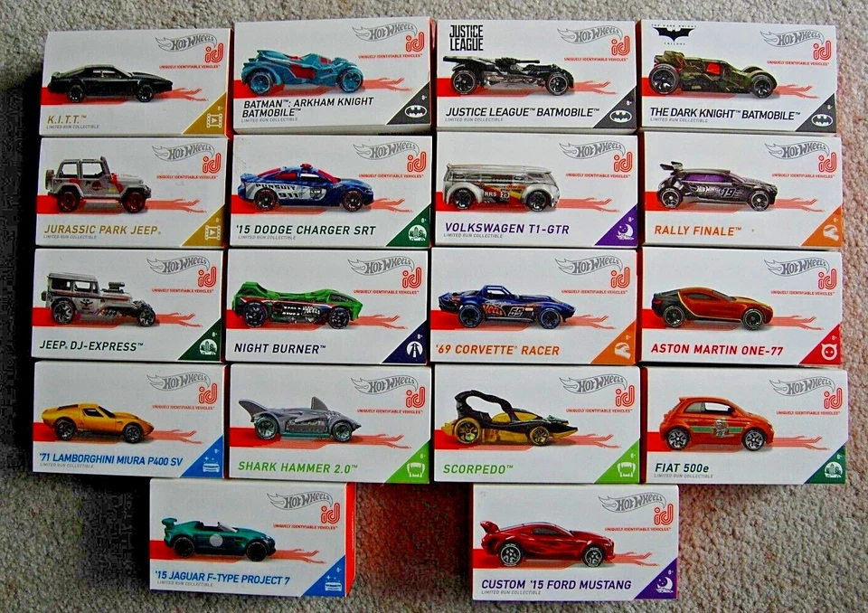 Hot Wheels ID Cars 2019 en caja tú eliges Spectraflame con chip serie 1 Foto 1 de 1