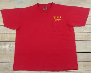 Vintage 90s E Clampus Vitus ECV Clamper Platrix #2 Pissants Red T-Shirt Size XL - Bild 1 von 7