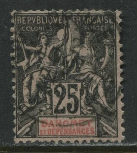 Dahomey 1899 25 centimes used - Bild 1 von 1