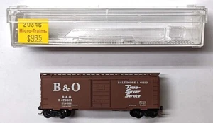 MTL Micro-Trains 20346 Baltimore und Ohio B&O 470687 40 Fuß eintüriger Güterwagen - Bild 1 von 1