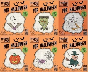 Mouseloft Mini Cross Stitch Kits - Halloween Collection - *3 OR MORE -15% OFF* - Picture 1 of 21